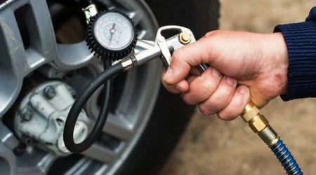 tyre pressure check